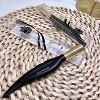 Wholesale 2018 M makeup brand Eyeliner pen Feather Design Liquid Waterproof Long Lasting Black Brown Eye Liner Pen Eyeliner Cosmetics