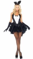 Wholesale New sexy lingerie cosplay Female Black Tuxedo Bunny Costume Bunny Magician Costume Halloween Game Uniform Uniform