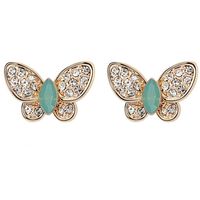 Wholesale Designer Brand Jewellery High Quality Crystal from Swarovski Elements Butterflies Stud Earrings Women Fashion Accessories