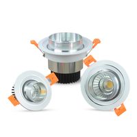 Wholesale Super Bright W W W Dimmable COB LED Downlights anti dazzle Fixture Recessed Ceiling Down Lights Warm Cool Natural White