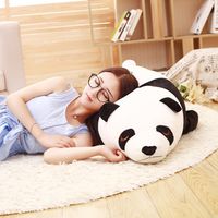 Wholesale 19 quot Cute Cartoon Dolls Panda Bear Pig Pillow Cushions Winter Plush Toys Best Birthday Gifts For your baby children and friends