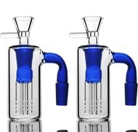 Wholesale Blue Smoking Collector mm Joint Arm Tree Inline Bong Accessories Dab Rig Glass Bong Reflux Glass Bongs Accessory