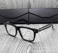 Wholesale Eyeglasses frame male retro big square square glasses frame female high grade plate flat glasses
