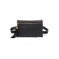 Noir Faux Cuir Bum Sac Fanny Pack Festival Vacances Argent Pochette Accessoires