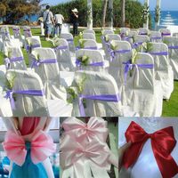 Wholesale Chair Covers Sashes Band Top Quality Free Chair Sash Ribbon For Wedding Events And Party Decoration Tie Bands