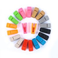 Wholesale Resuable Tie Clip Universal Wet And Dry Clothes Hangers Easy To Use ABS Plastic Clothespin No Trace