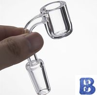 Wholesale DHL mm Thick Quartz Banger Domeless Quartz Nail Flat top Quartz Banger mm mm mm male female for Glass bongs