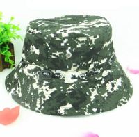 Wholesale Camouflage Boonie Hunting Fishing Bucket Cotton Hats Men Safari Summer Hat Cap Hunting hat Women Travel Sun Cap Outdoor Camo Hat J