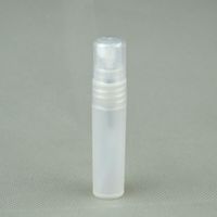 Wholesale 5ml Transparent plastic perfume bottle atomizer empty CC mini refillable spiral spray pump container LX2808