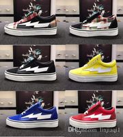 scarpe tipo vans con fulmine