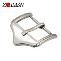 Wholesale Zlimsn Promotion Watch Bands Buckles Stainless Steel Watchband Strap Buckles Belt Buckle Silver Polished Watch Accessories K K11