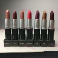 Rouge à Lèvres Mat De Qualité Supérieure Velours Teddy Whirl Yash Twig Ruby Woo Miel Amour Mythe Diva Moka Oses Tu Rouges à Lèvres Douce Odeur 1pcs