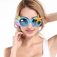 Wholesale Starfish Spectacles Creative Funny Glasses Sandy Beach Take Photo Props Wedding Birthday Party Decoration sf C