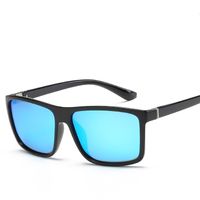 Wholesale HD Polarized Men Sunglasses brand Retro Square Sun Glasses Accessories Unisex driving goggles