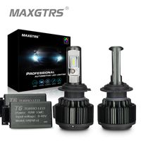 Wholesale MAXGTRS H4 Hi lo H7 H8 H11 Car LED Headlights HB3 HB4 H1 H13 High Power Canbus White K Bulbs Replace Lamp