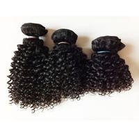 Wholesale Brazilian European virgin Hair extensions short bob type inch Kinky Curly hair double weft g pc Indian remy human Hair in stock