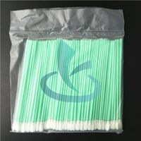 Wholesale 500 Long Swabs with Long Handle Cleaning Printhead Nozzles Wipers and Caps Polyester tip cleaning swabs stick