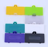 Wholesale Multi Color New Plastic Battery Back Cover Door for Gameboy Pocket GBP Replacement DHL FEDEX EMS FREE SHIP