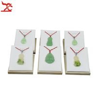 Wholesale Factory Sale Fashion Jewelry Display Rack White PU Earrings Organizer Pendant Storage Display Holder Exhibition Stand cm