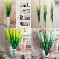Wholesale Artificial Flowers cm Heads Silk Reed Grass Creative Home Wedding Party Office Favor Decoration Fake Plants GGA466