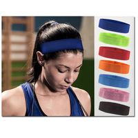 Wholesale Sports Athletic Headbands Non Slip Sweatband Elastic Fashion Hair Band for Men Women Perfect for Workouts Yoga Running Bandana Basketball o