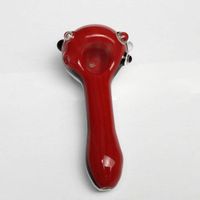 Wholesale Glass Pipe Smoking Accessories Pipes Smoke Game Pipe Heady Tobacco Hand Pyrex Colorful Spoon for Cute Christmas