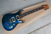 Wholesale Private Stock Johnny Hiland Custom Shop Blue Tiger Flame Maple Top Electric Guitar