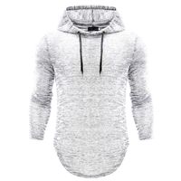Wholesale Men years old wear summer autumn knitted men s hooded leisure long sleeved t shirt