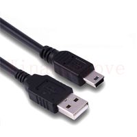 Wholesale Mini USB pin V3 cable Data Cord for MP3 MP4 GPS navigator digital cameras DVD