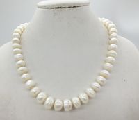 Wholesale Freshwater pearls black white pearl necklace huge Baroque pearls MM inches Gift pearl earrings