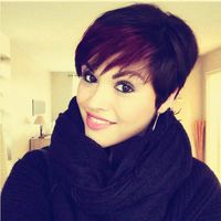 Two Tone Hair Color Short Hairstyles Online Shopping Two Tone