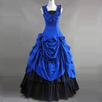 Wholesale 4 Colors Summer Princess Birthday Party Dress High Quality th Century Retro Gothic Victorian historical masquerade Ball Gowns Costumes