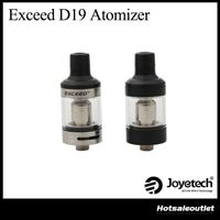 Wholesale Authentic Joyetech Exceed D19 Atomizer Tank ML Capacity with EX ohm DL Head and EX ohm MTL Head Electronic Vaperizer