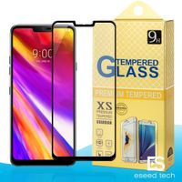 Wholesale For LG G7 G6 G5 G4 aristo Xpower V10 V20 V30 K7 K8 K20 K30 Plus D Full Cover Flim Tempered Glass Screen Protector For samsung J2 CORE