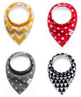 Wholesale European and American baby saliva towel cotton bib pieces new ins explosion baby bib double triangle