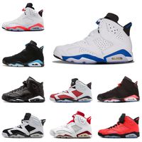 Wholesale s mens basketball shoes UNC Carmine Angry bull Sport Blue Infrared Marron men trainers sneaker sports shoe size on sale