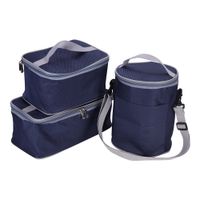 Wholesale Insulated Lunch Bag Packs of Bento Lunch Box Tote Picnic Cool Bag Cooler BBQ Food Drinks Carrier Pack Travel School Office Lunch Bag