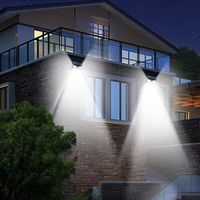 Wholesale 24 LED Solar Lights Waterproof Modern Motion Sensor Wall Light for Patio Yard Garden Path Home Driveway