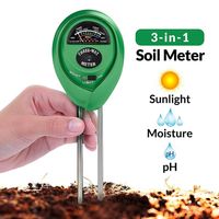 Wholesale 3 in Soil Water Moisture Light PH Meter Tester Digital Analyzer Test Detector for Garden Plant Flower Hydroponic Garden Tools