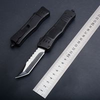 Wholesale Micro Medium Hellblade Auto Tactical Knife C Tanto Blade Outdoor Camping Hiking Survival Knives With Nylon Bag Xmas Gift