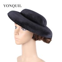 Wholesale High quality CM Large fascinator base winter Flannelette hat base wedding kentucky derby Ascot Race accessories hat