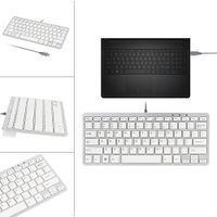 Wholesale New Ultra Thin Slim Key Wired USB Mini PC Keyboard for PC Apple Mac Laptop