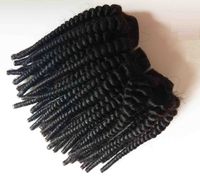 Wholesale Afro American Brazilian virgin Hair weaves sexy short inch Kinky curly hair weft cheap price European Indian remy hair extensions