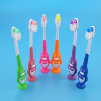 Wholesale Super Cute Cartoon Penguin Toothbrush Tongue Soft Teeth Brush Toothbrush Tongue For Children Baby Kids Safety