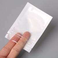 Wholesale Small cm White Clear Self Seal Zipper Plastic Retail Packaging Bag Ziplock Zip Lock Bag Package Hang Hole For DIY Jewelry