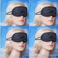 Wholesale Sleep Mask Eye Mask Shade Nap Cover Blindfold Sleeping Sleep Travel Rest Fashion Black Colors