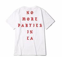 Wholesale Life of Pablo Losangeles LA Season White T Shirt Men No More Parties In LA Summer Male T Shirt S XL