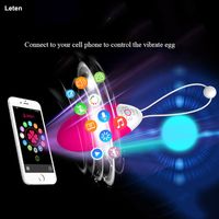 Wholesale Leten Speeds Intelligent APP Wireless Bullet Vibrator Sex Toys For Woman Waterproof Silicone Vibrators for Women Sex Products