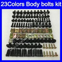 Wholesale Fairing bolts full screw kit For HONDA VFR800 VFR VFR800RR Body Nuts screws nut bolt kit Colors