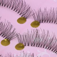 Wholesale 5 Pairs Fashion Sexy Women Natural Handmade Long Sparse Cross Eye Lashes Extension Makeup Thick False Eyelashes Set High Quality